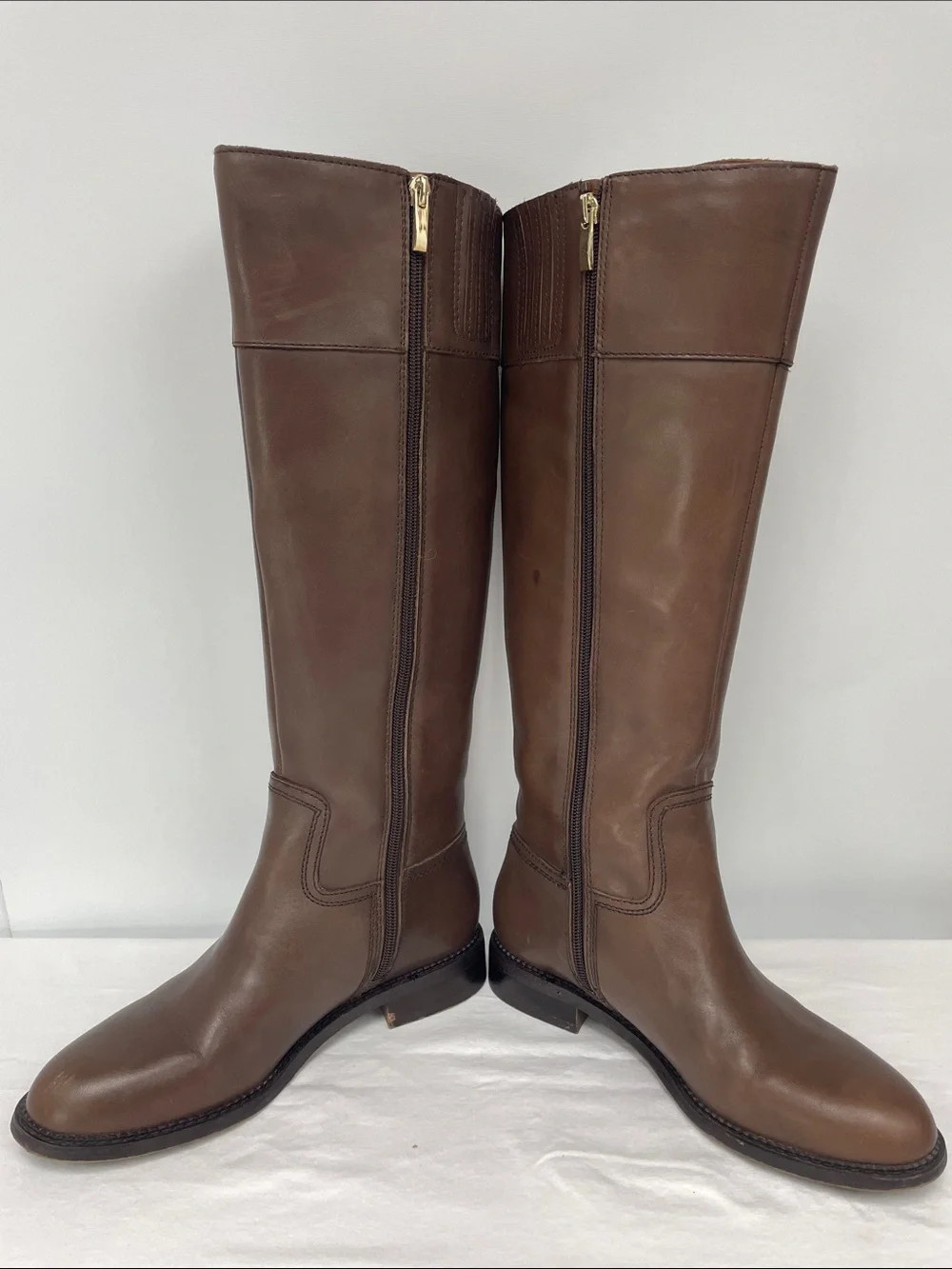 Franco Sarto Brown Over-the-Knee Boots, Size 8.5